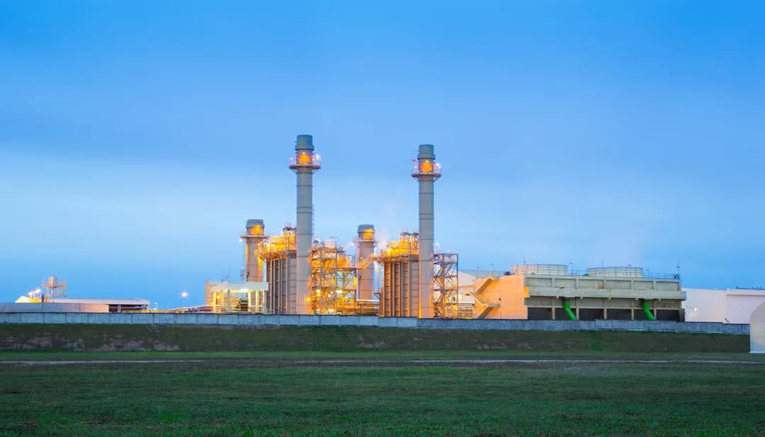 Natural gas power plant